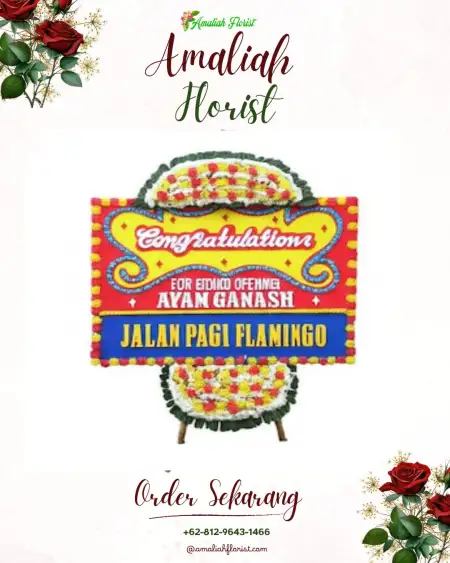 Sewa Papan Bunga Karang Agung Ilir